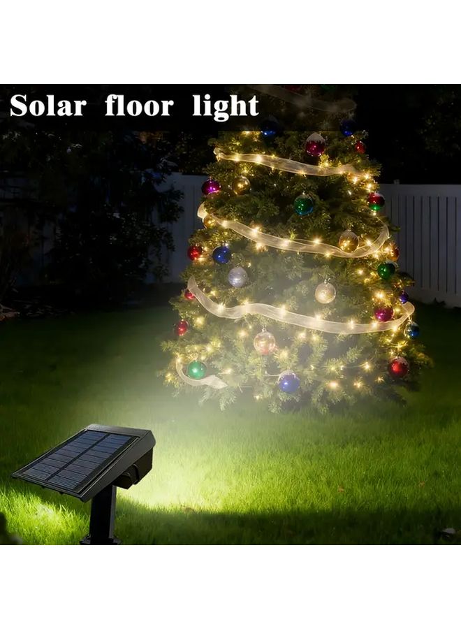 2 Pack Warm White Solar Garden Lights 42 LED IP68 Waterproof 3 Modes Lawn Pathway Decor - Image 2